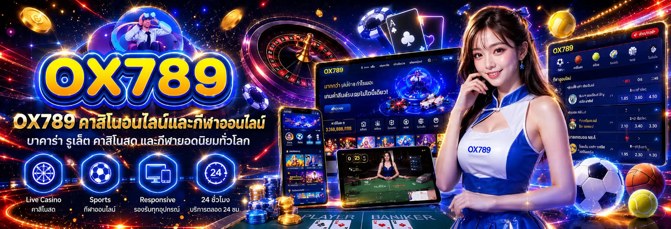 OX789 สล็อตออนไลน์ รองรับมือถือ แท็บเล็ต และคอมพิวเตอร์
